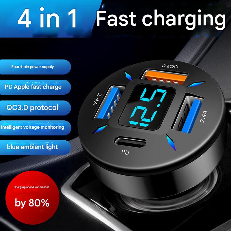 digital display USB car charger