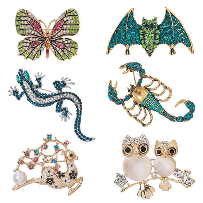 Fashionable butterfly brooch accessory