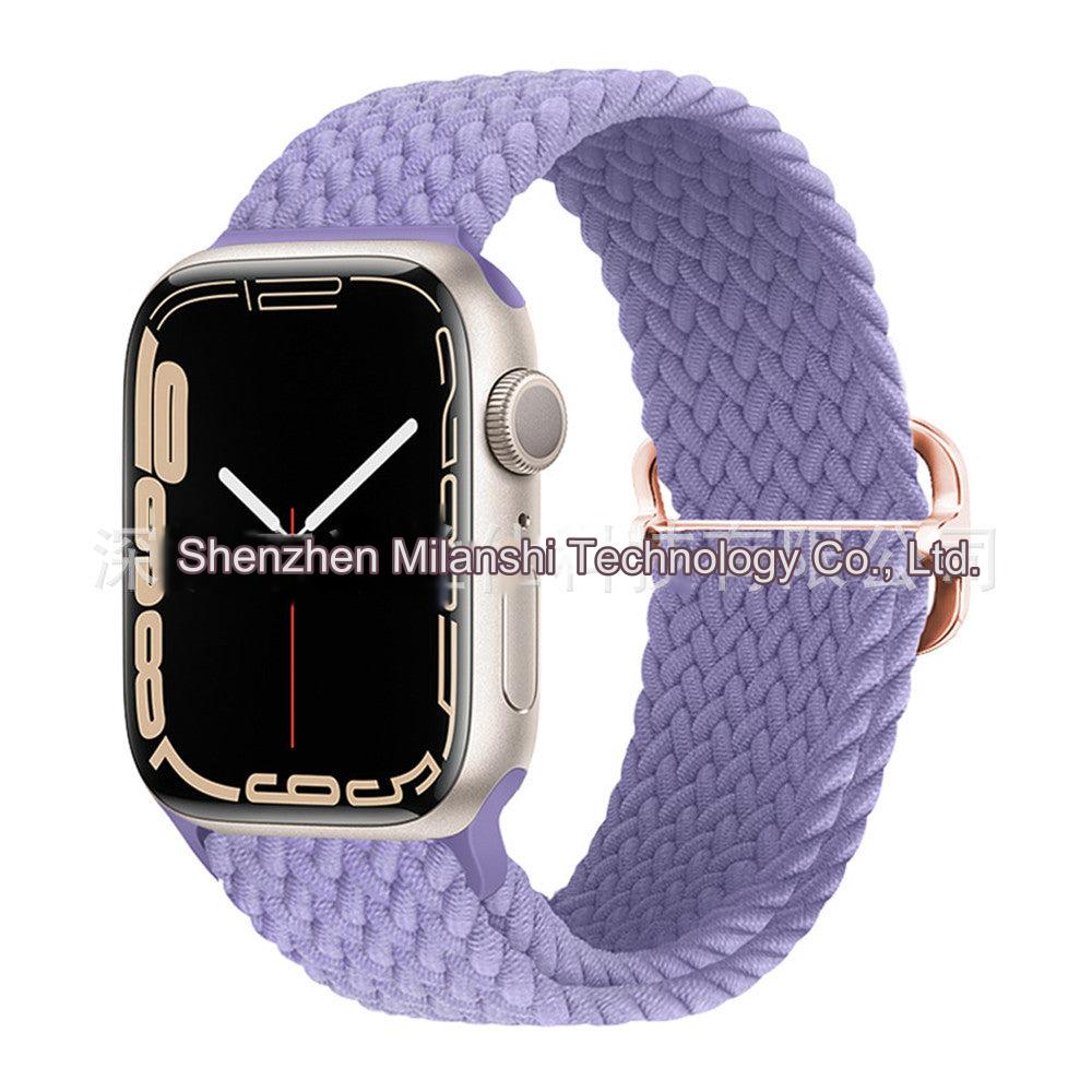 Premium Nylon Woven Watch Band for Apple Watch Series 4, 5, 6, 7, 8, SE, Ultra - Adjustable, Sporty Design