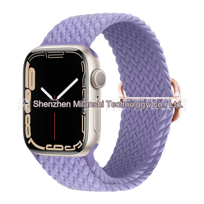 Premium Nylon Woven Watch Band for Apple Watch Series 4, 5, 6, 7, 8, SE, Ultra - Adjustable, Sporty Design