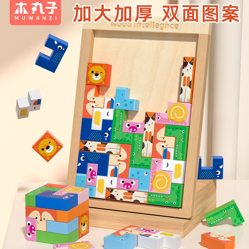 wooden puzzle toy