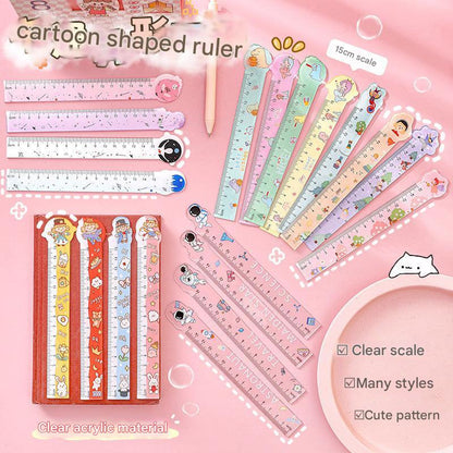 fun cartoon designs kids ruler measuring tool