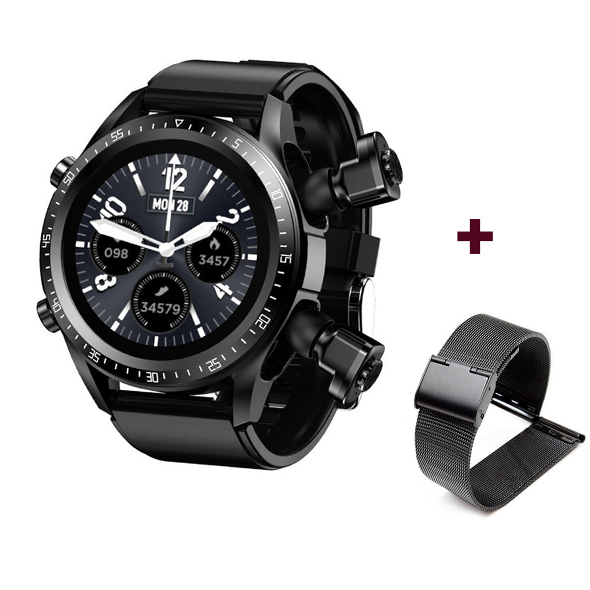 Smartwatch showing fitness tracking features