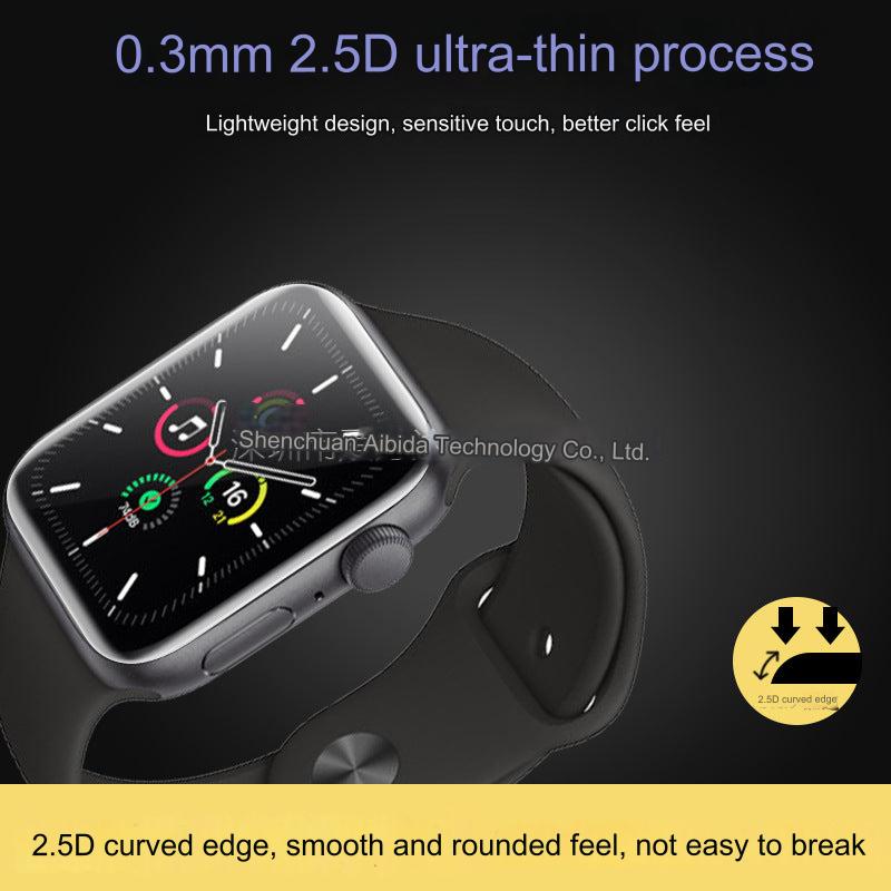 Premium 3D Curved Protective Film for Apple Watch SE 40mm/44mm - Ultra Clear, Anti-Fingerprint, and Scratch-Resistant