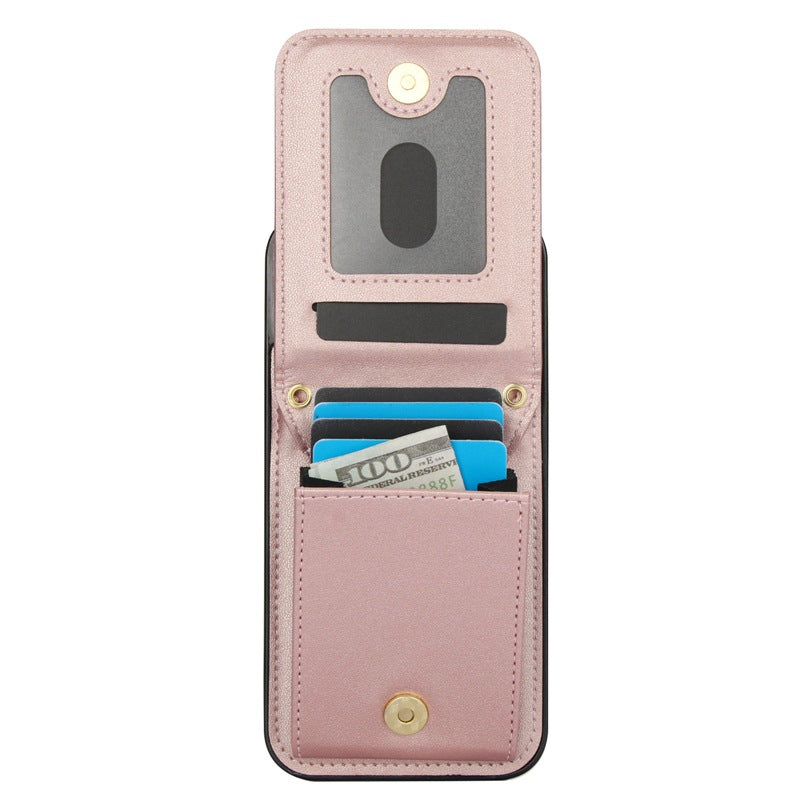 Luxury Crossbody Phone Case for iPhone and Samsung - Stylish PU Leather with Card Holder and Strap