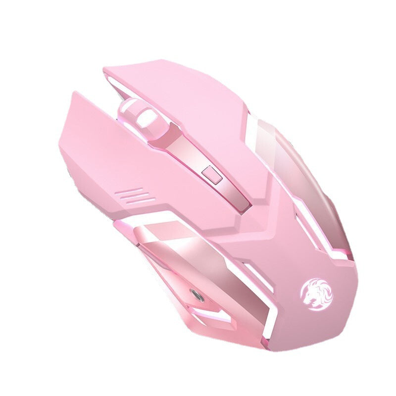 EWEADN G305 Wireless Gaming Mouse - Silent & Rechargeable Bluetooth Dual Mode - Ergonomic Design, 3200 DPI, 6 Buttons