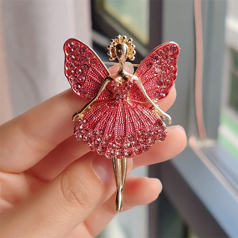 Colorful ballet girl brooch styles