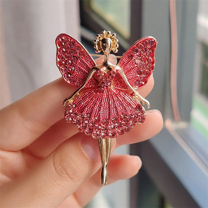 Colorful ballet girl brooch styles
