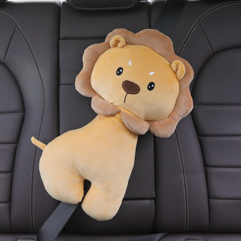 fun car shaped children seat belt pad photo