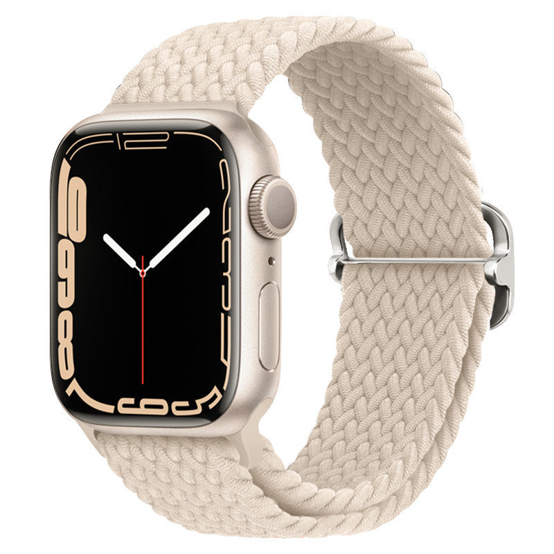 Premium Nylon Woven Watch Band for Apple Watch Series 4, 5, 6, 7, 8, SE, Ultra - Adjustable, Sporty Design