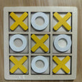 Yellow and White Tic-Tac-Toe (Pack of 1)