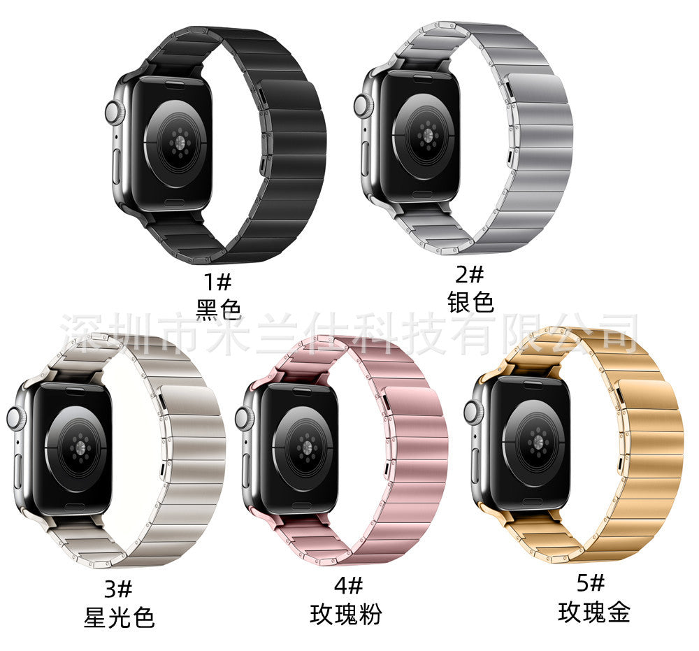 Premium Magnetic Metal Apple Watch Band – Durable, Stylish & Adjustable for All Models