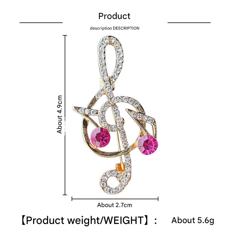 Fashionable pin with heart design