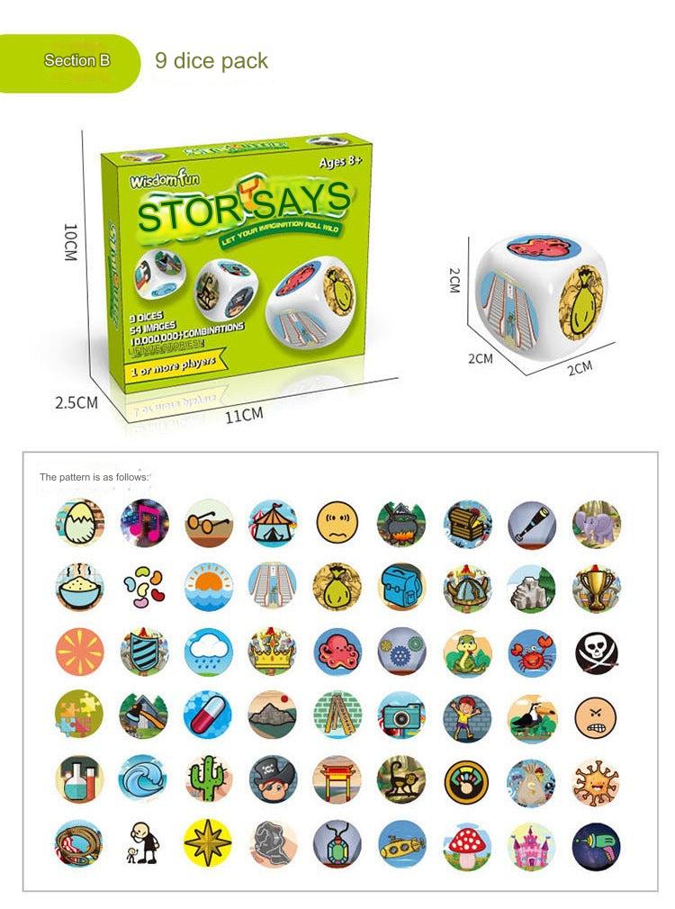 kids interaction dice