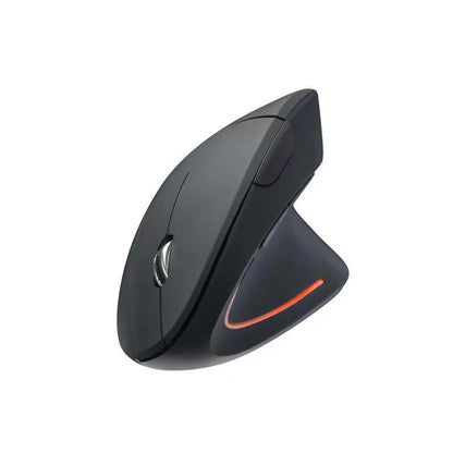 Ergonomic Rechargeable Wireless Mouse - Silent Bluetooth Optical Gaming Mouse with RGB Lights