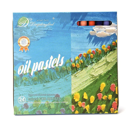 Vibrant 36-Color Oil Pastels Set - Premium Soft Oil Paint Crayons for Artists and Kids