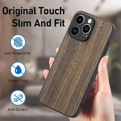 Stylish Wood Grain iPhone & Samsung Case - Durable, Lightweight, and Anti-Fingerprint Protection