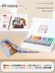 [New upgrade] Large artist color box 48 colors (Pack of 1)