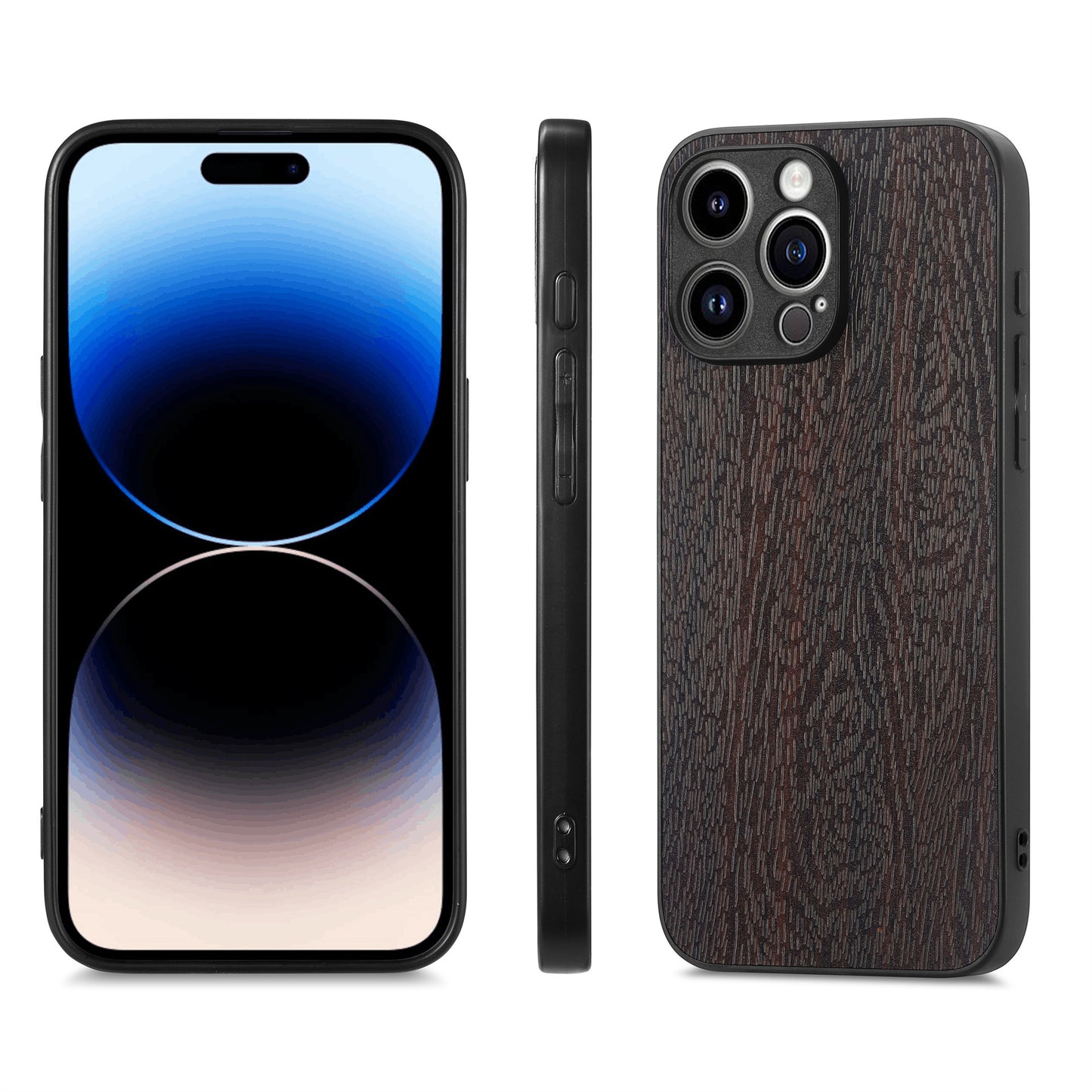 Stylish Wood Grain iPhone & Samsung Case - Durable, Lightweight, and Anti-Fingerprint Protection