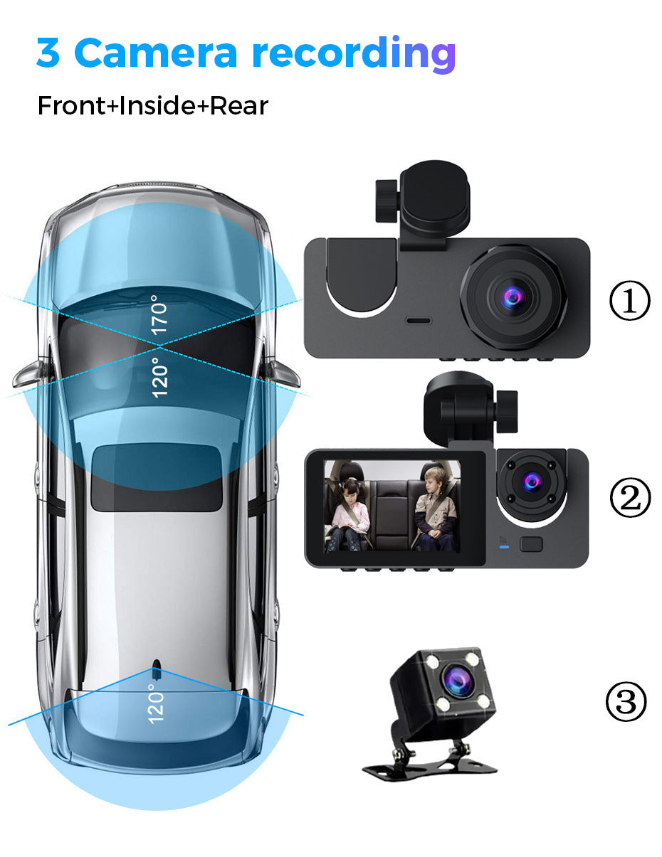 Car Dash Cam Interior View