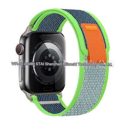 Durable Nylon Sport Strap for Apple Watch - Compatible with Ultra, Series 7 & More - Variety of Colors Available