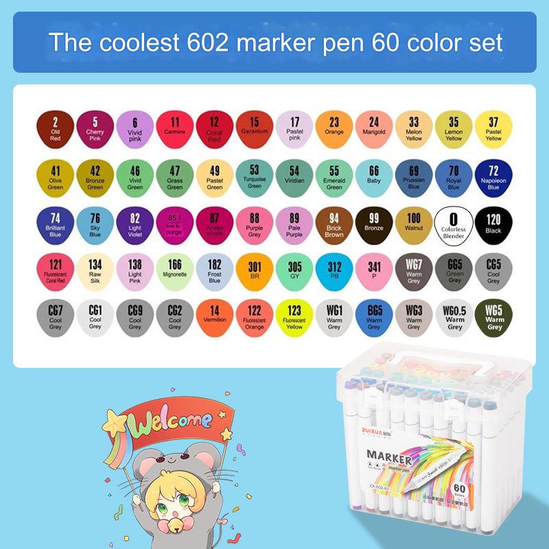 colorful drawing tools