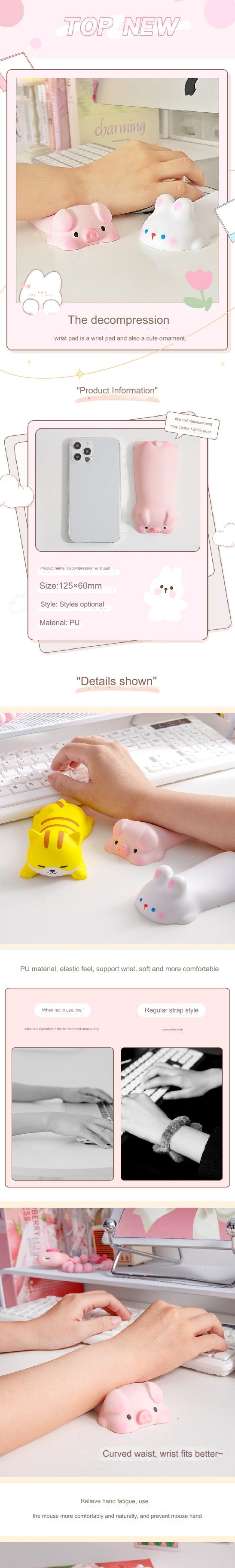 cartoon wrist rest pad