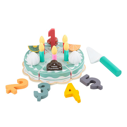 wooden dinner party kids' toy set