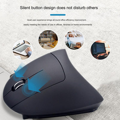 Ergonomic Wired Vertical Mouse with 3000 DPI - Perfect for Gaming & Office Use - Comfortable, Silent, and Stylish