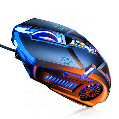 RGB Wired Gaming Mouse G5 - Ergonomic, 3200 DPI, 6-Button Optical, USB - Silent & Colorful Backlit for Ultimate Gaming Experience