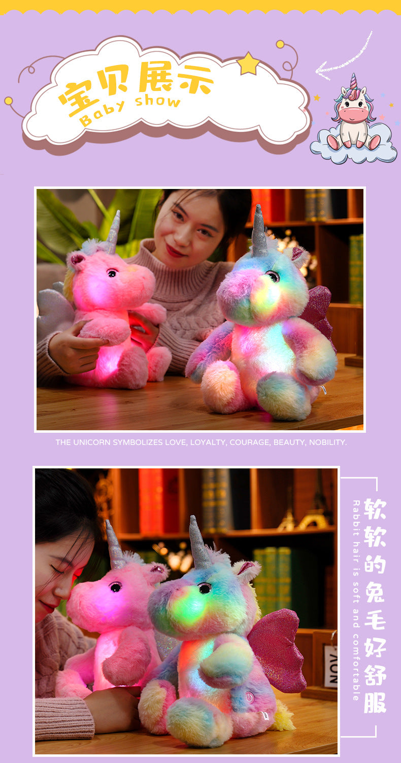 cozy plush unicorn