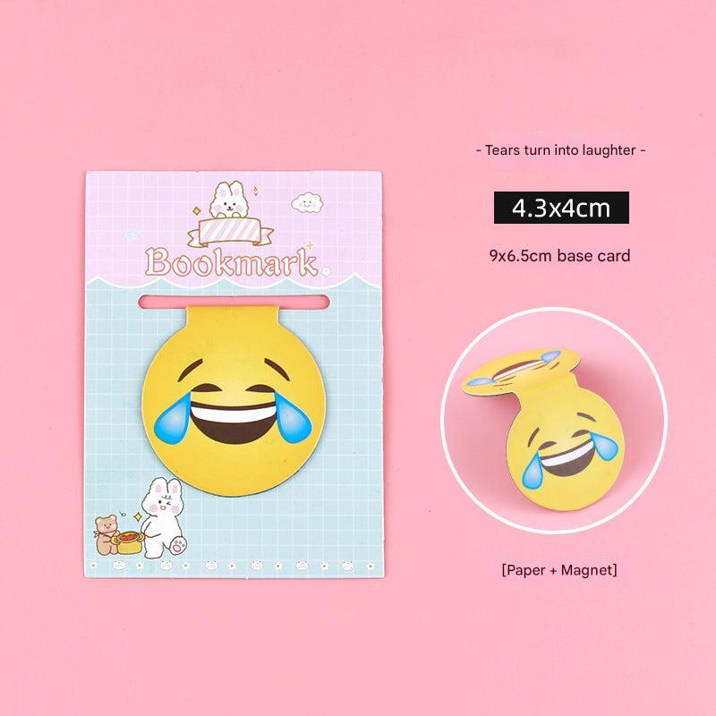 cute expression cartoon magnetic bookmark