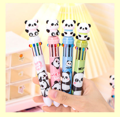 color dial of multi-ink panda pen