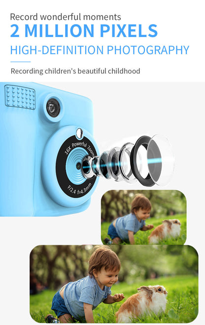 compact kids camera with colorful design