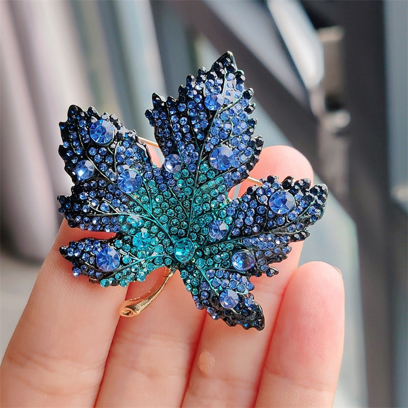 Elegant Crystal Brooch on Fashion Apparel - Image 7