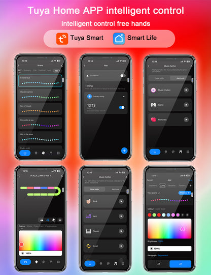 smart control ambient LED light