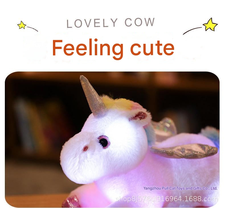 cozy plush unicorn