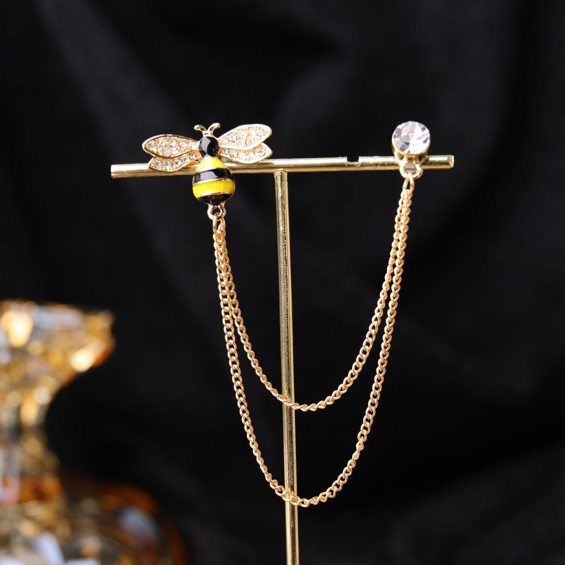 Vintage Baroque Rhinestone Necklace - Image 1