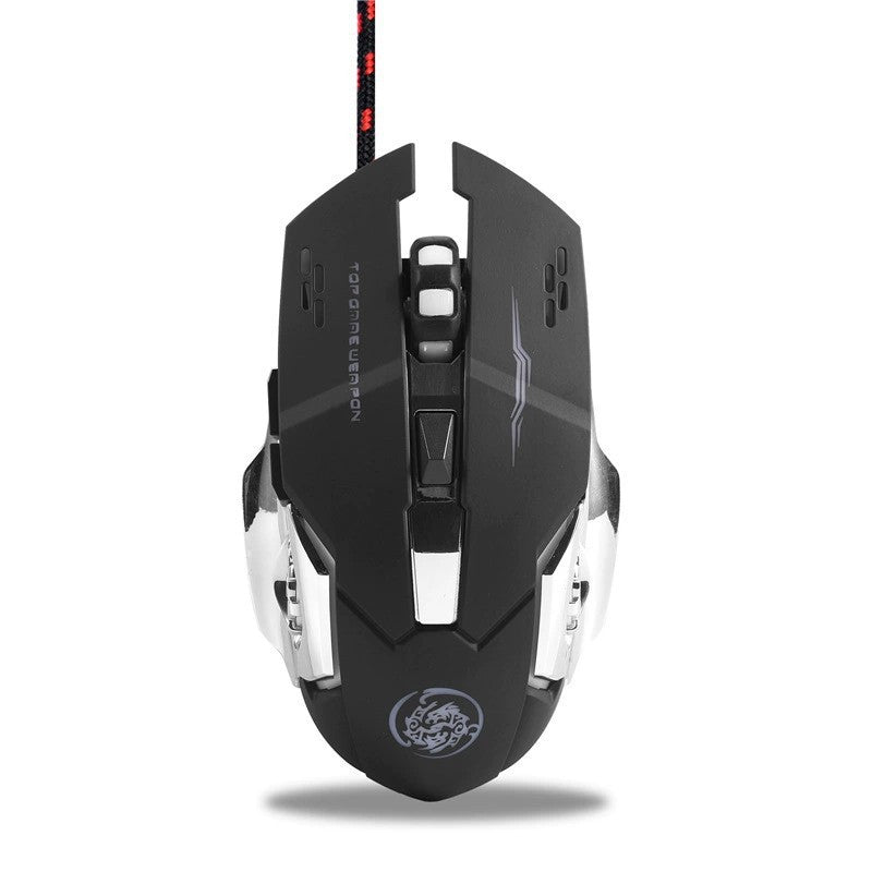 Dual Mode Wireless and Wired Gaming Mouse - Silent Operation with RGB Lighting, Adjustable DPI and Ergonomic Design