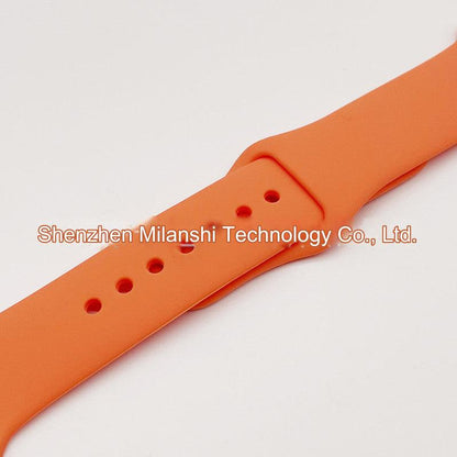 Premium Silicone Sports Watch Band for Apple Watch Series 4-9, SE, and Ultra 2 - Stylish, Durable, and Comfortable Replacement Straps