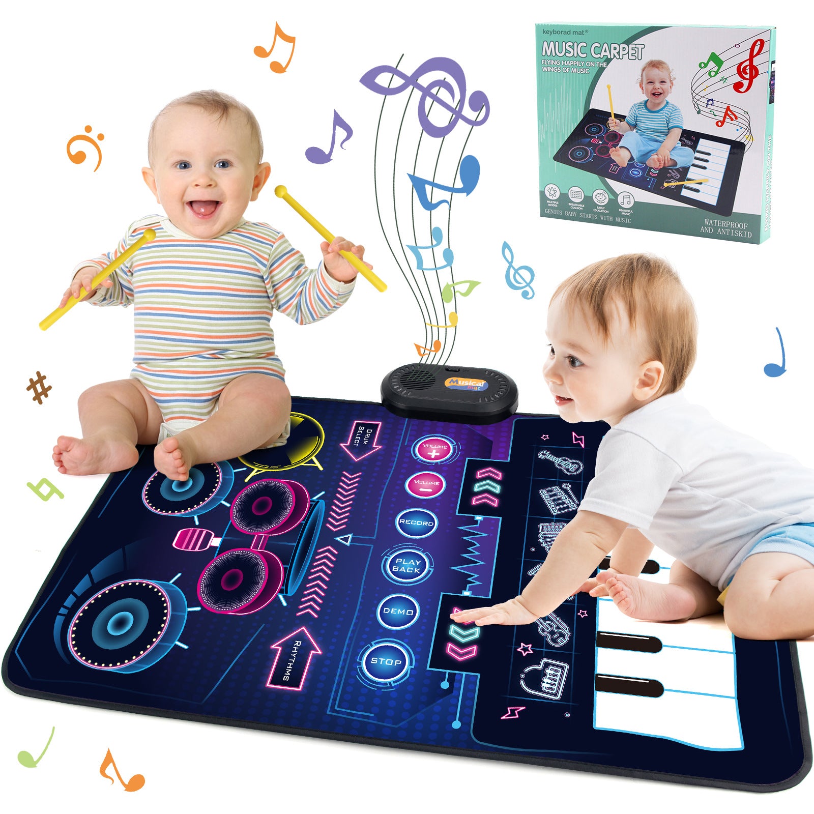 musical learning mat