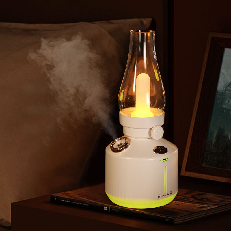 versatile tabletop humidifier with colorful lighting display