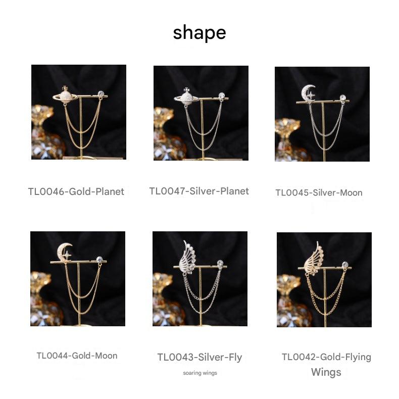 Elegant Pearl-Embedded Brooch - Image 2