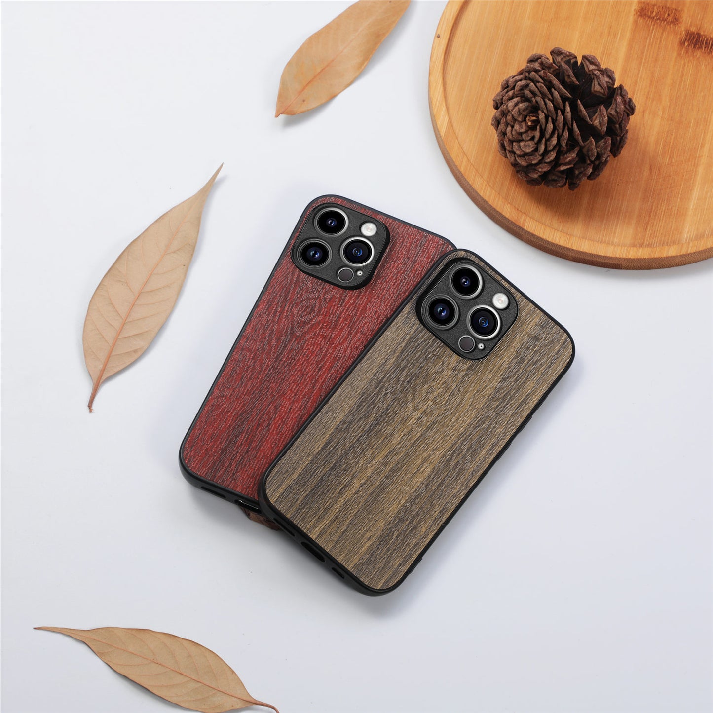 Stylish Wood Grain iPhone & Samsung Case - Durable, Lightweight, and Anti-Fingerprint Protection