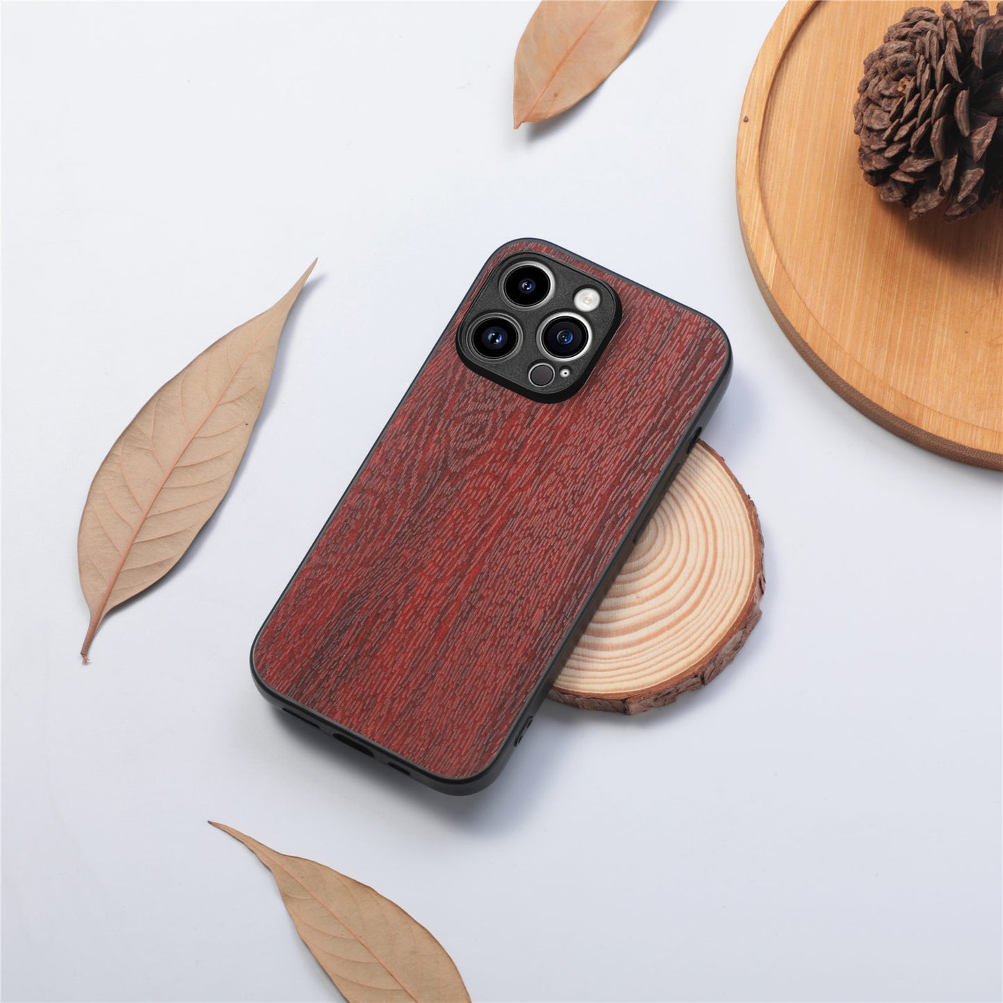 Stylish Wood Grain iPhone & Samsung Case - Durable, Lightweight, and Anti-Fingerprint Protection