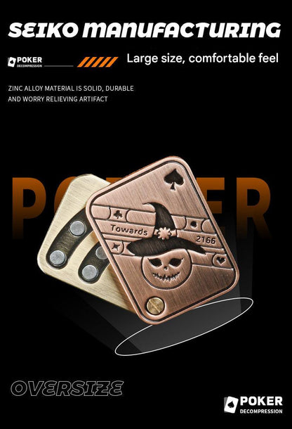 Classic Poker Motif Fidget Toy