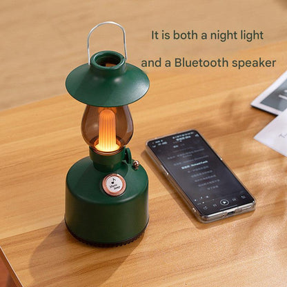 compact usb humidifier with ambient light on desk