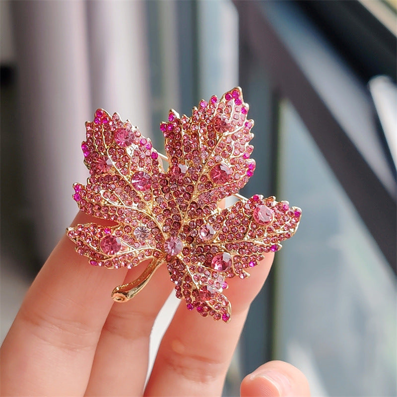 Elegant Crystal Brooch on Fashion Apparel - Image 7