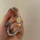 Blue and White Small Flower Bracelet