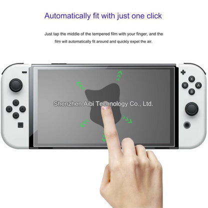 Premium Tempered Glass Screen Protector for Nintendo Switch OLED - Ultra Clear, Anti-Fingerprint, Easy Install